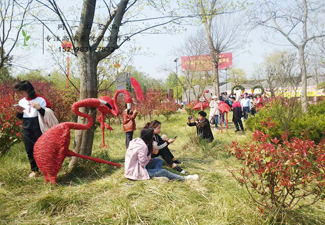 稻草工藝品海棠節(jié)