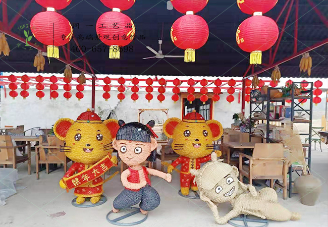 稻草工藝品案例滁州案例 稻草工藝品案例滁州案例