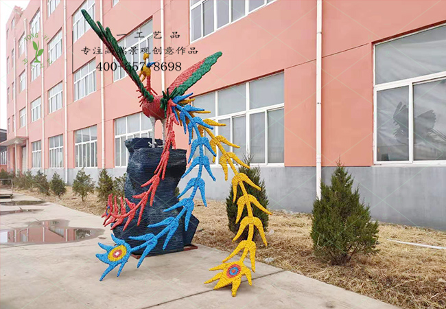 稻草工藝品鳳棲梧桐